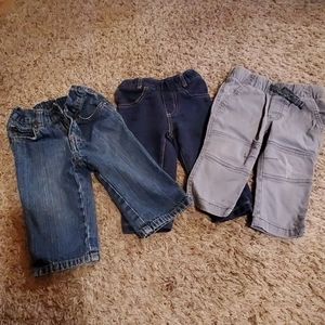 Lot 3 pairs 12 month pants
